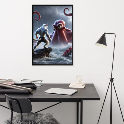 Taking Down Cephalopods Art Print