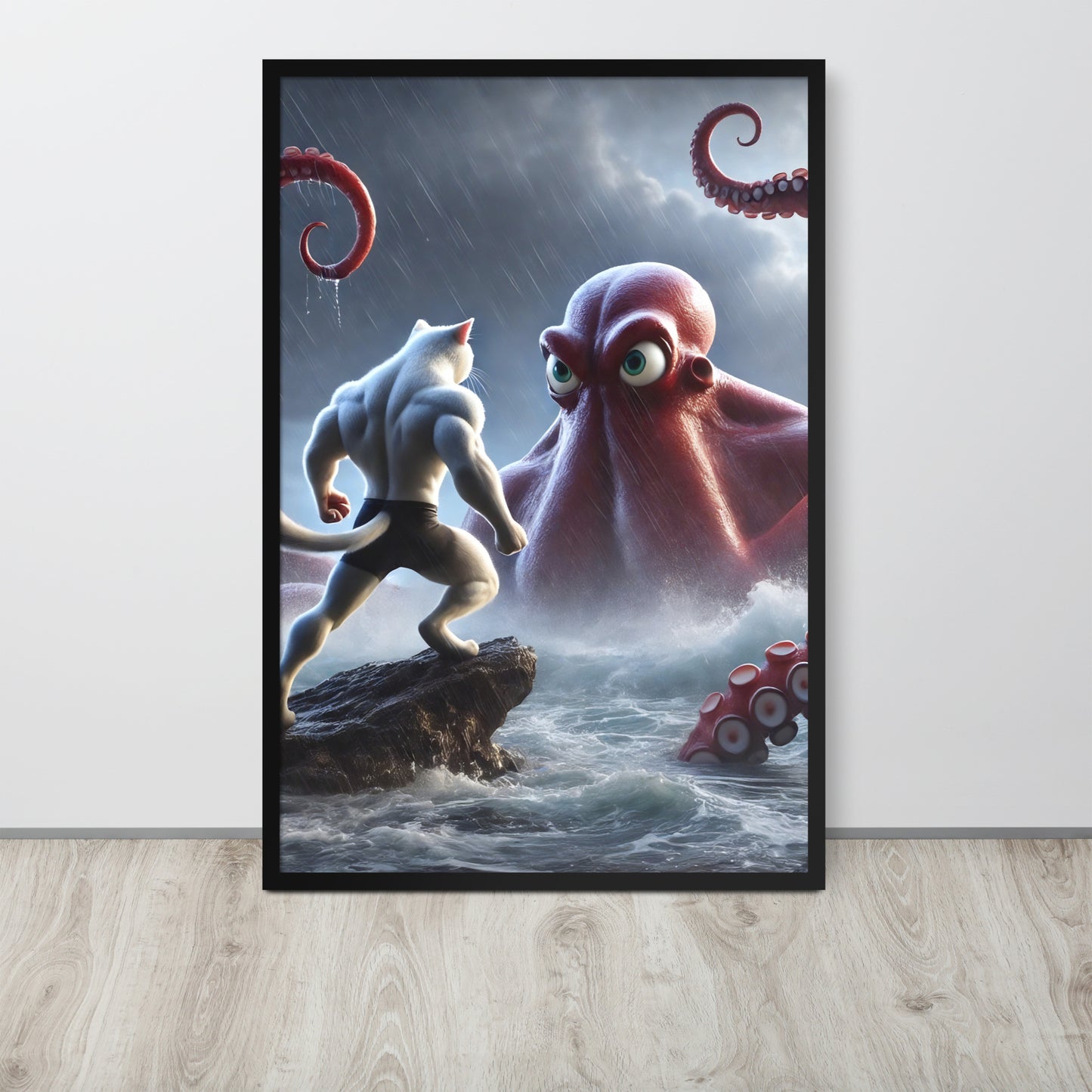 Taking Down Cephalopods Art Print