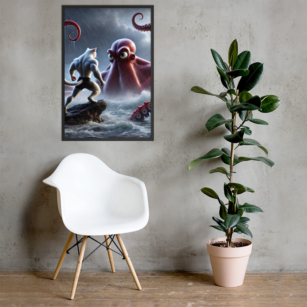 Taking Down Cephalopods Art Print